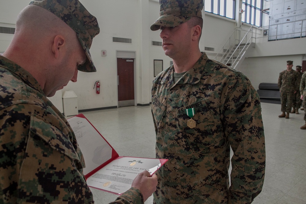 Marine recognized for providing honors to more than 1,000 fallen Marines