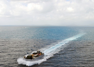 Guardsmen begin work at Mosquito Bay, Vieques