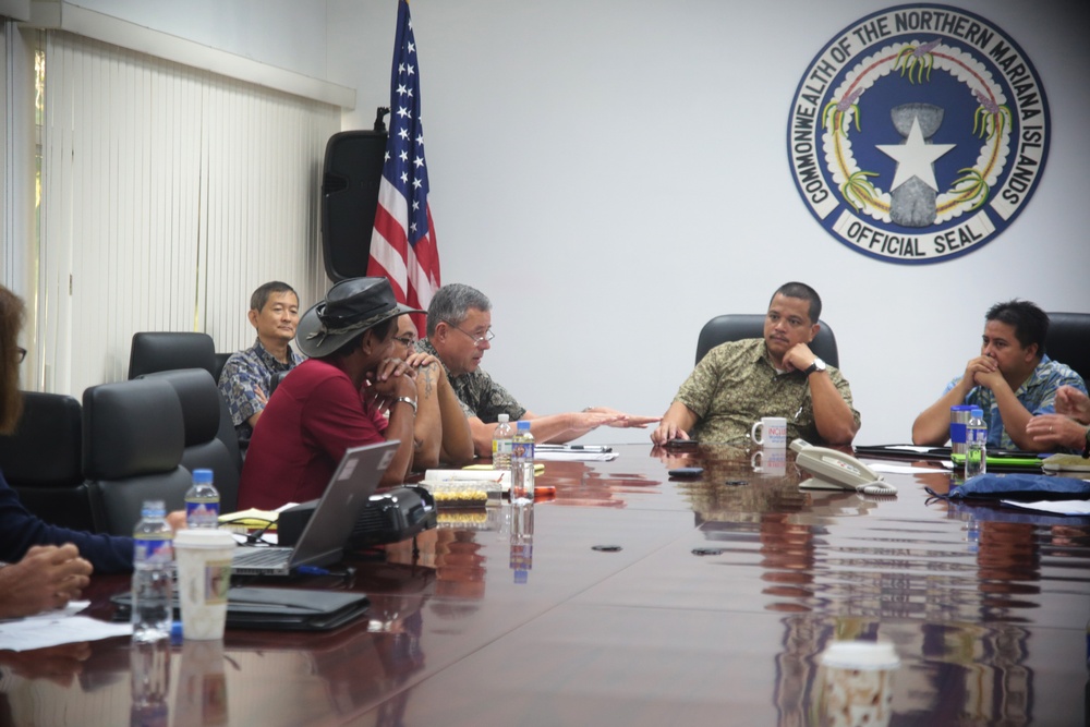 DPRI Team Briefs CNMI Leaders On Proposed Live Fire Training Ranges