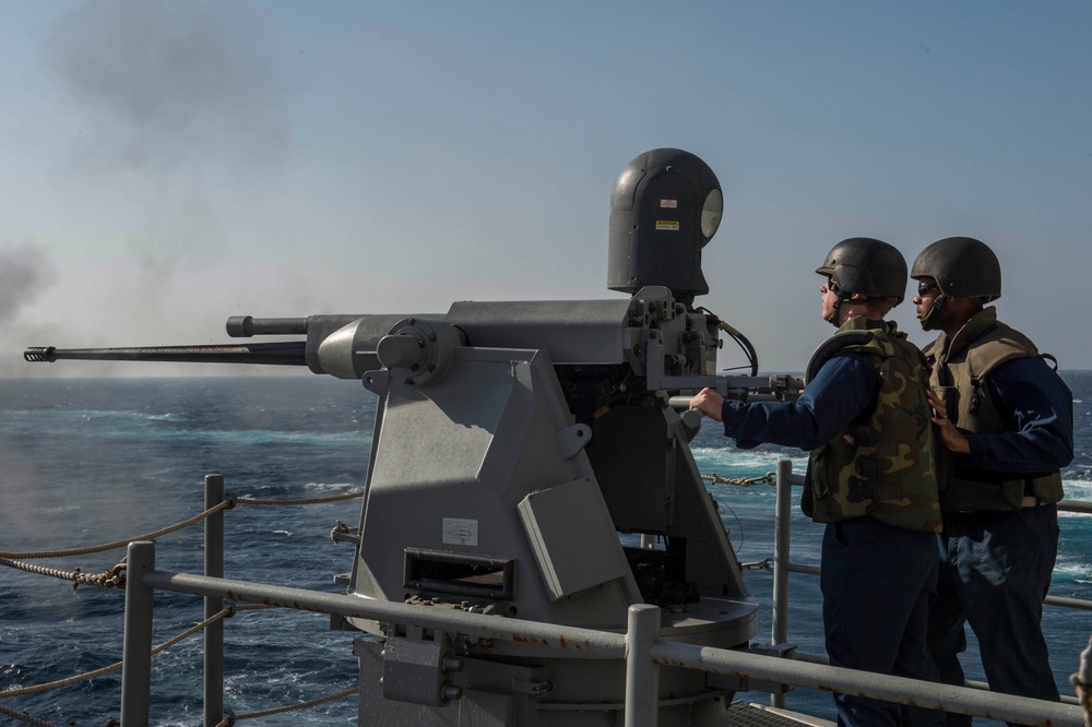 USS Boxer live-fire exercise