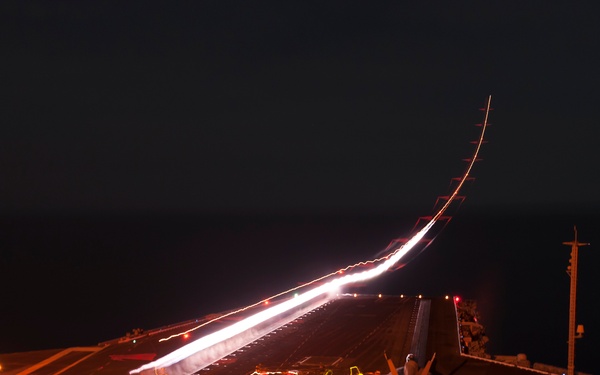 USS Carl Vinson flight deck operations