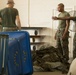 Marine recruits work together to help out around Parris Island