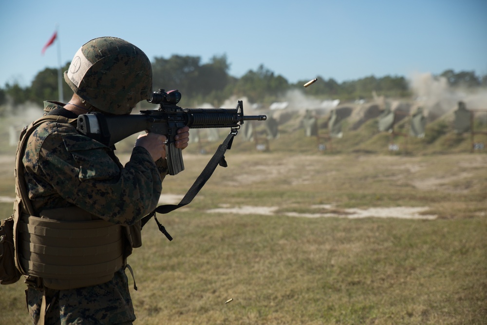 Marine recruits put combat rifleman skills to test on Parris Island