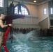 Marine recruits learn survival swim skills on Parris Island