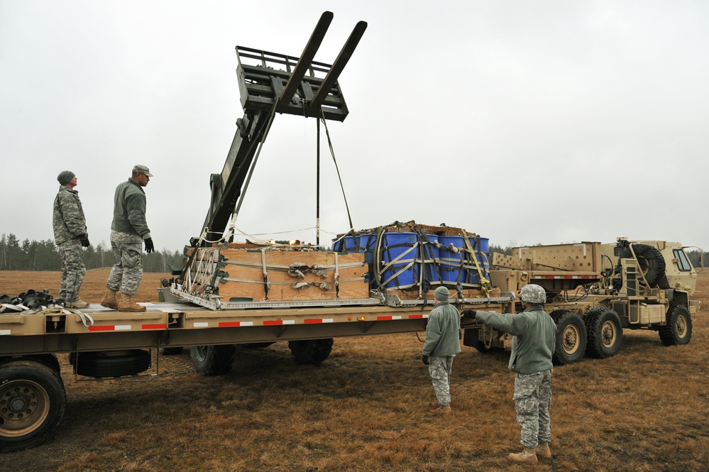 240th QMS Company cargo recovery training