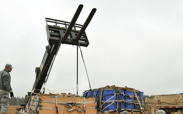 240th QMS Company cargo recovery training