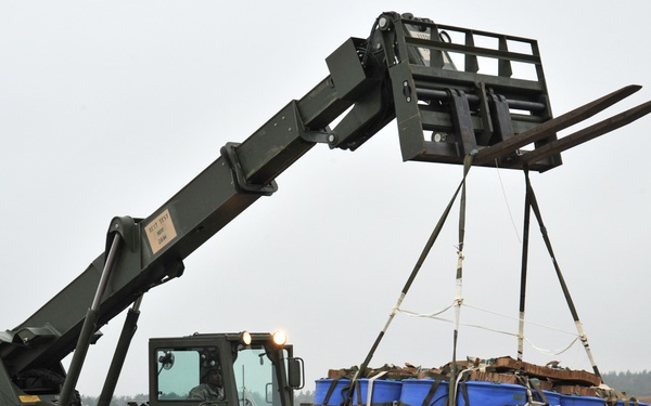 240th QMS Company cargo recovery training