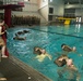 Sink or swim – to become Marines recruits must learn to survive the sea