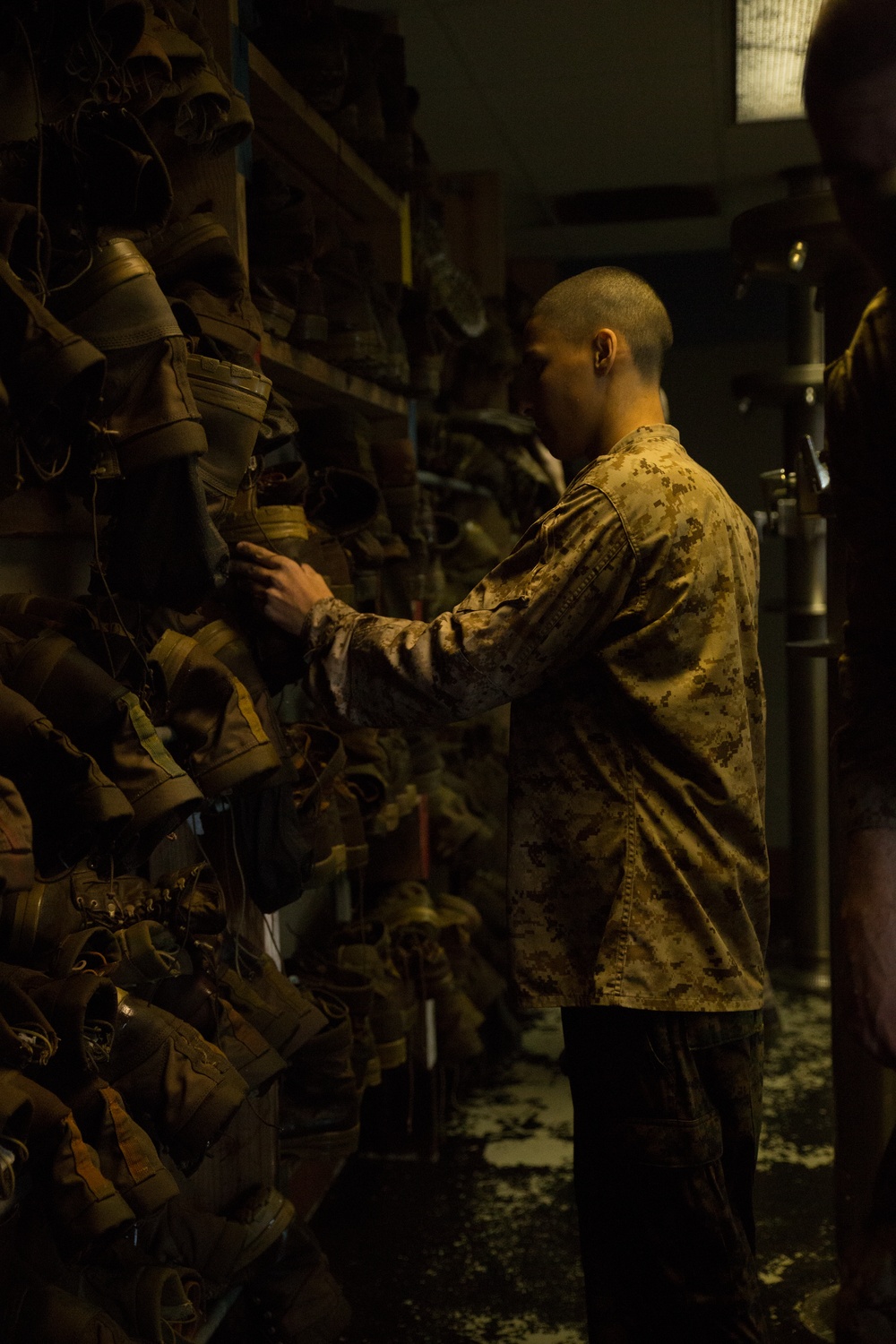 Sink or swim – to become Marines recruits must learn to survive the sea