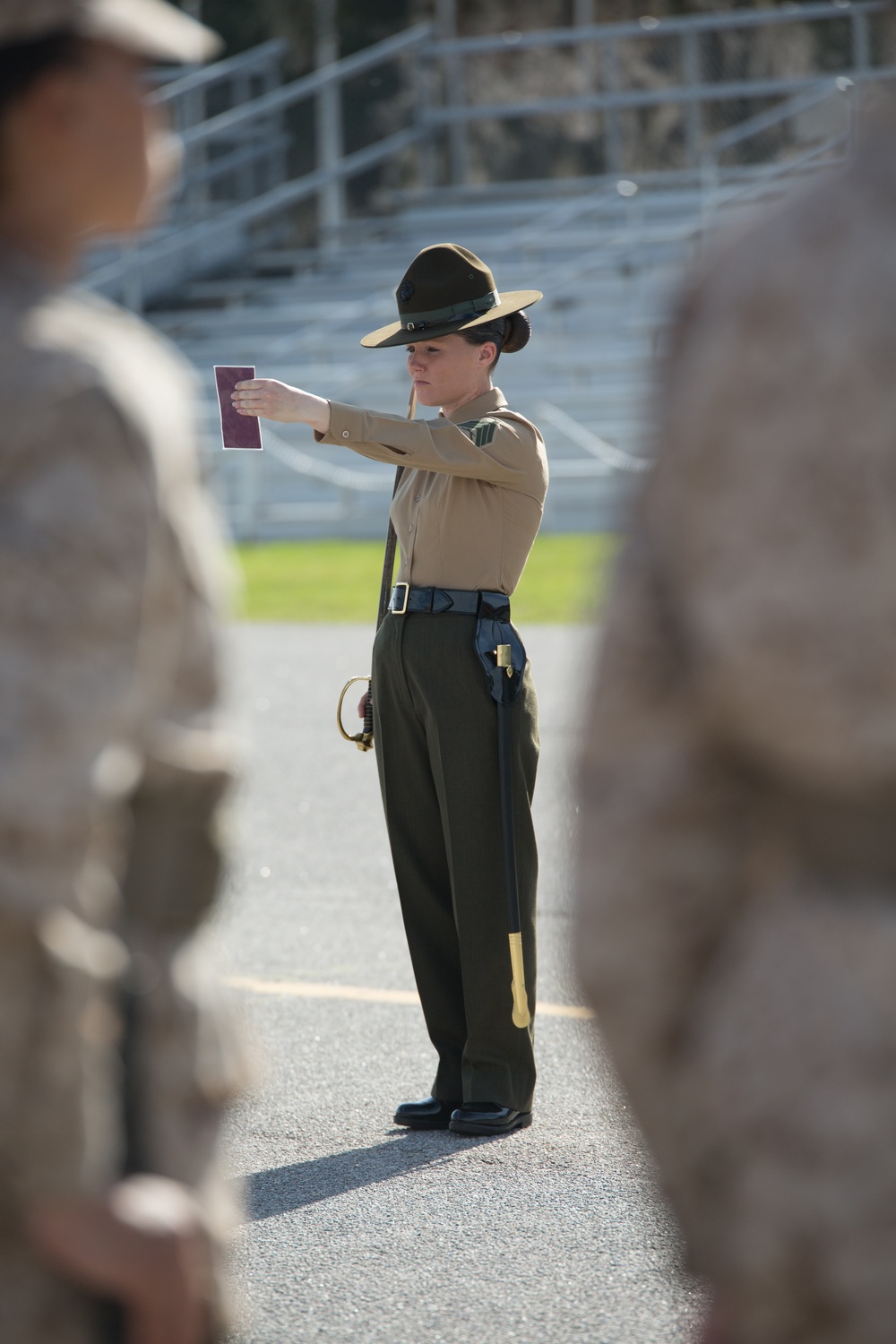 Marine recruits march closer to graduation on Parris Island