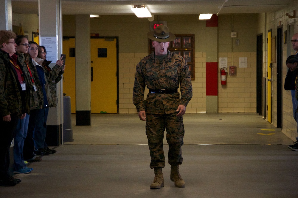 Teachers go to Parris Island