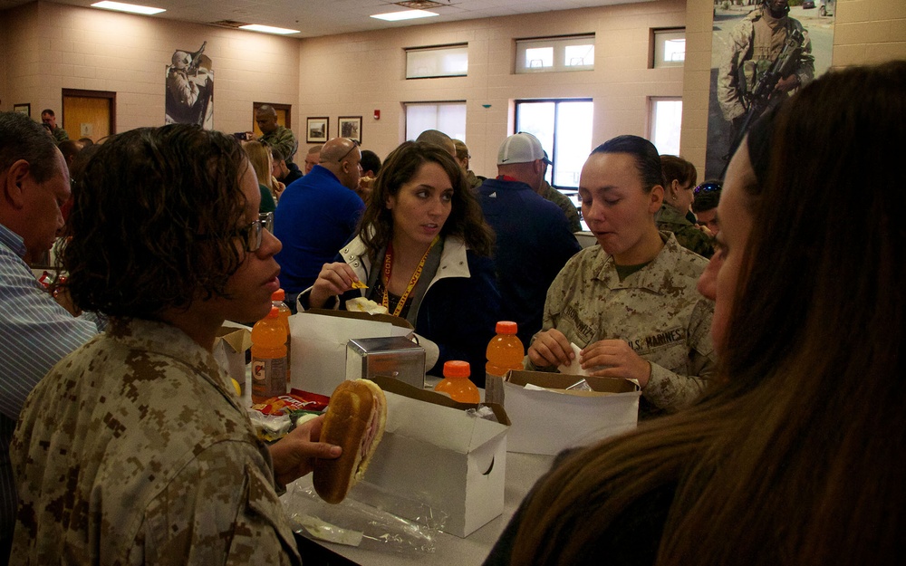 Teachers go to Parris Island