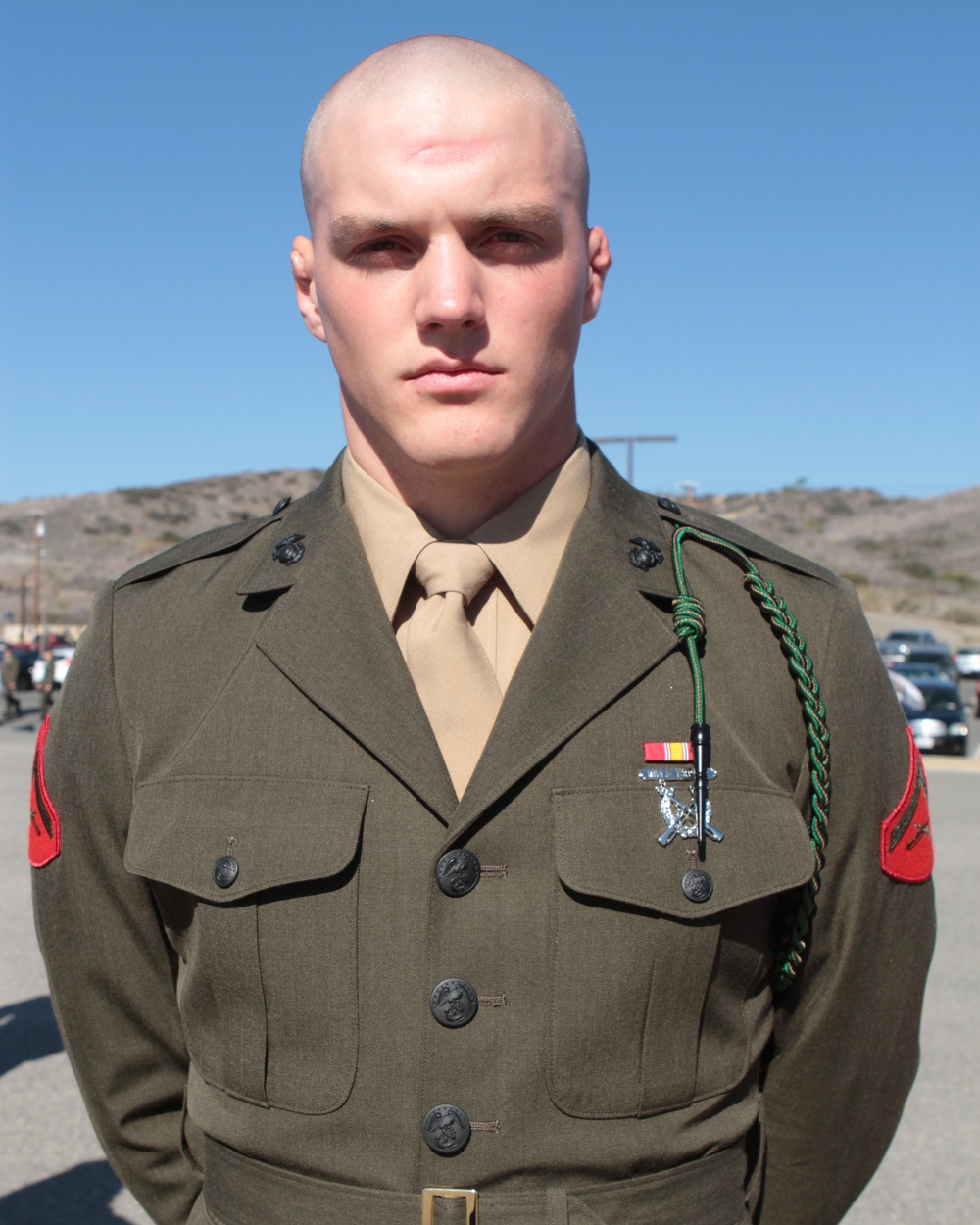 Kenmore native receives prestigious French Fourragère after reporting to highly decorated 5th Marine Regiment