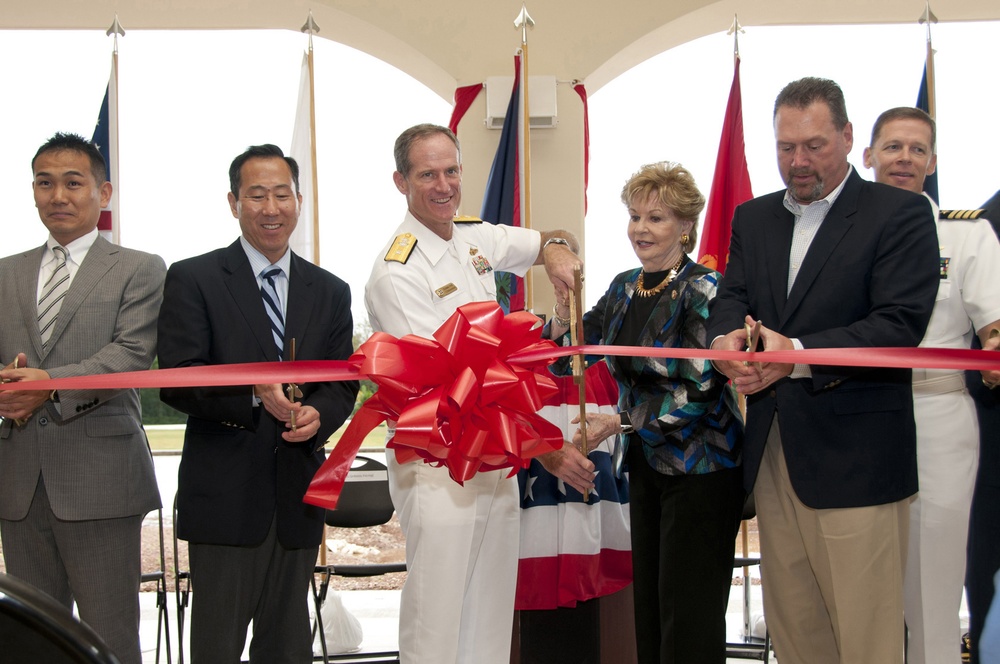 Ceremony at US Naval Base Guam