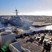 USS New York departs