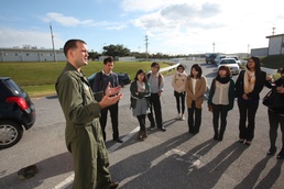 International students tour Futenma, expand academic understanding