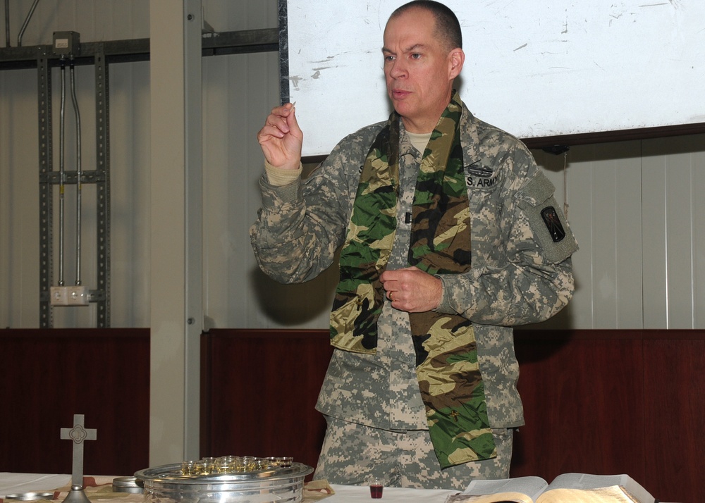 Chaplain mobilizes to fill spiritual void at developing base