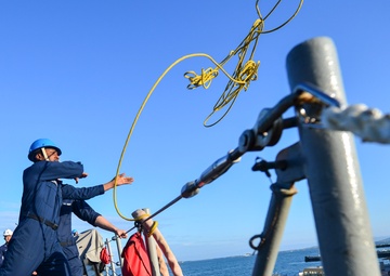 USS Halyburton arrives at Naval Station Guantanamo