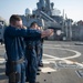 USS Stout weapons training