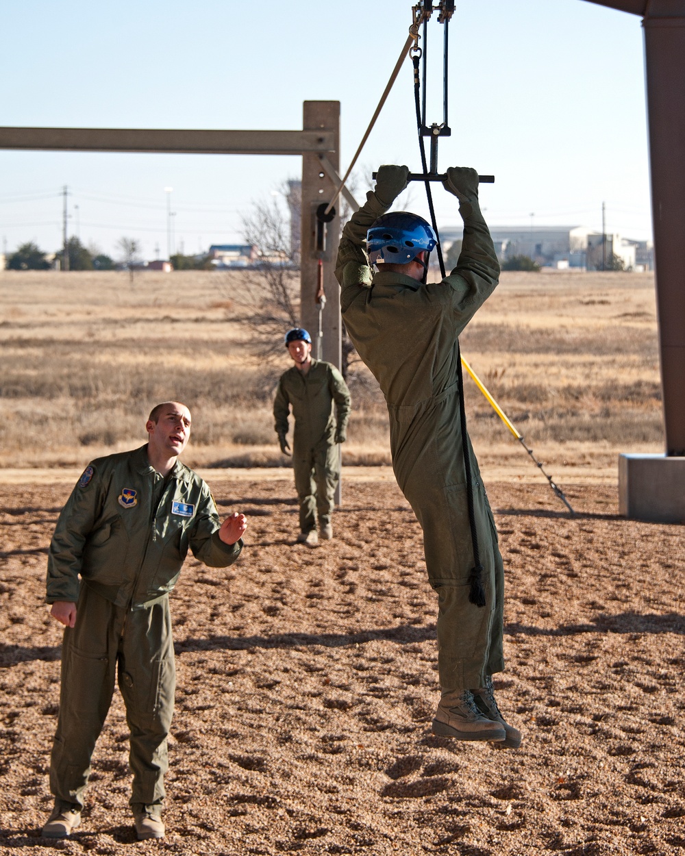 Aerospace physiologists, 82nd Medical Squadron, instruct Euro-NATO Joint Jet Pilot Training students