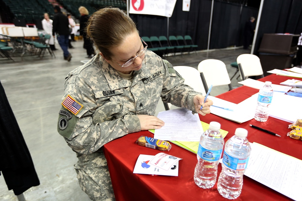 New Jersey National Guardsmen give the gift of life