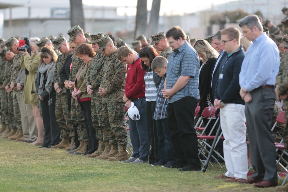 MCAS Miramar Hosts Morning Colors Ceremony in honor of Birdies for the Brave
