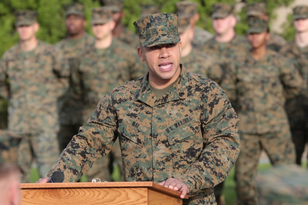 MCAS Miramar Hosts Morning Colors Ceremony in honor of Birdies for the Brave