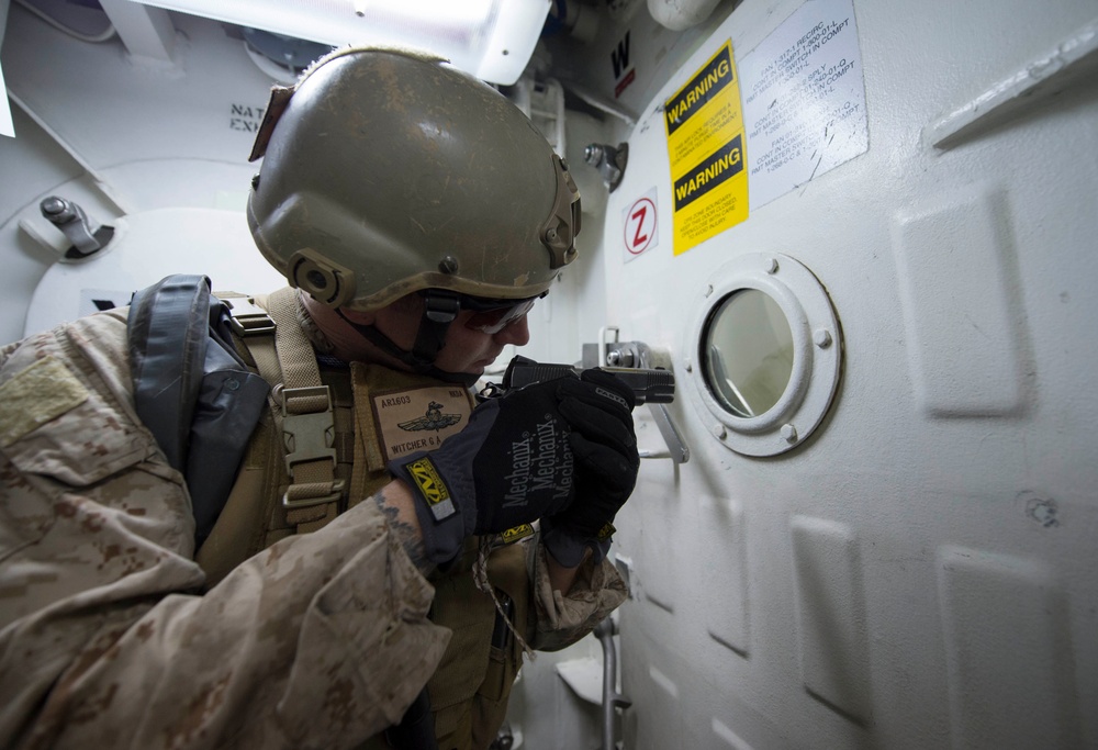 13th MEU visit, board, search and seizure exercise