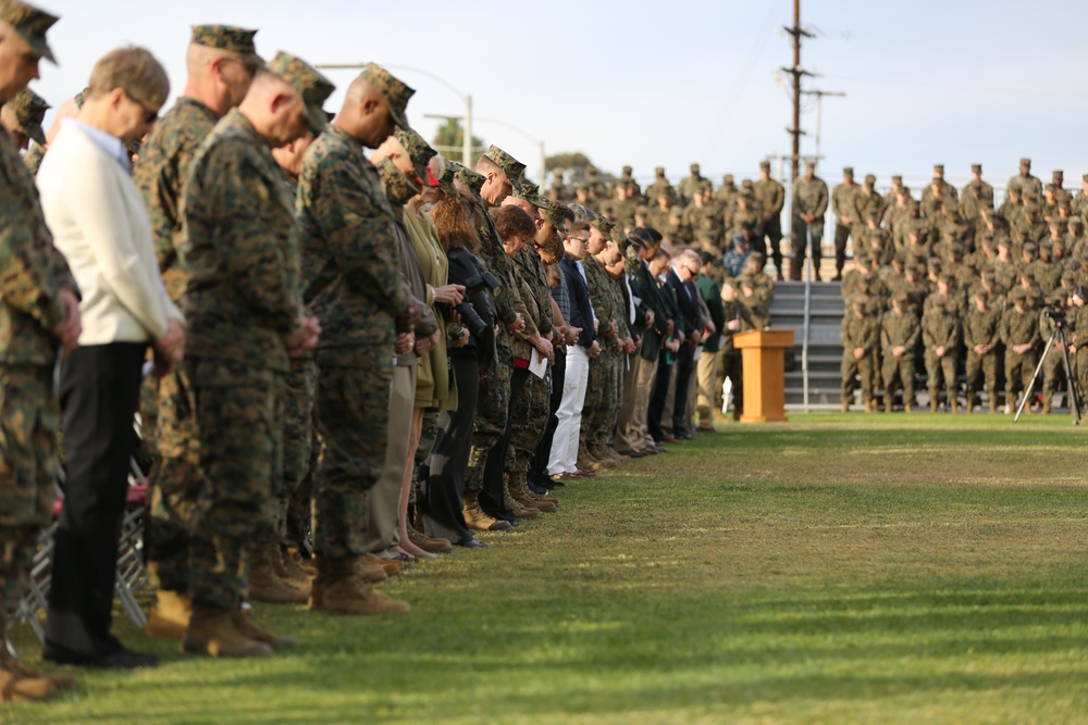 Marine Corps Air Station Miramar Morning Colors