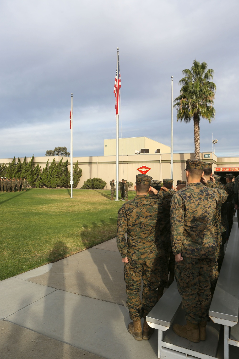 Marine Corps Air Station Miramar Morning Colors