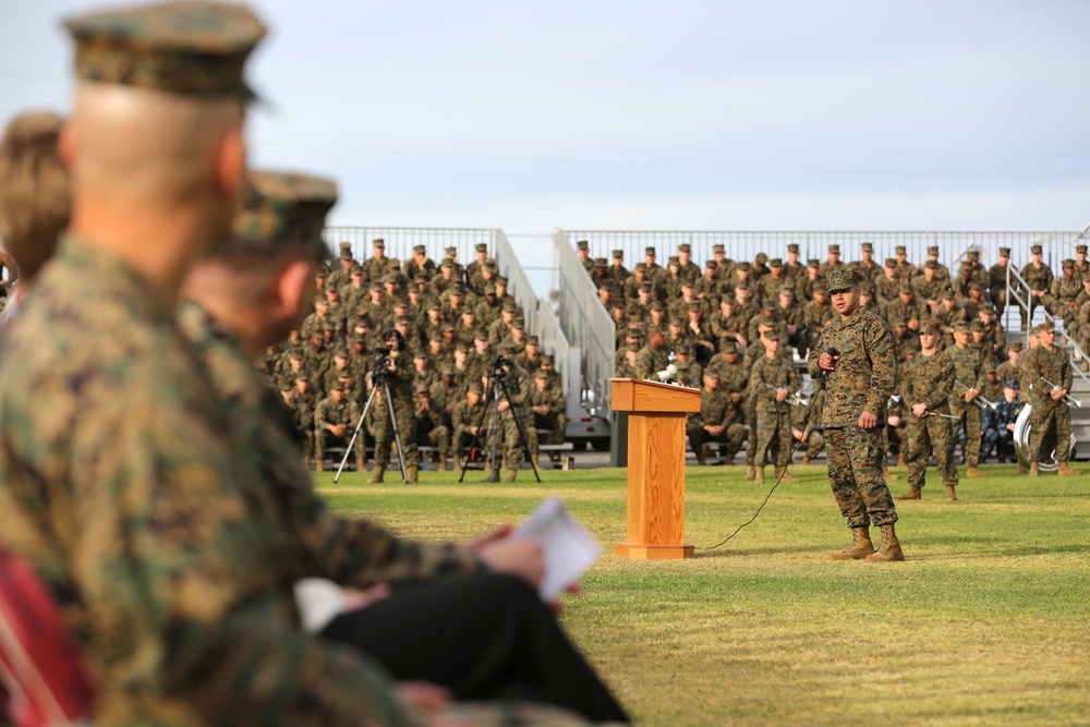 Marine Corps Air Station Miramar Morning Colors