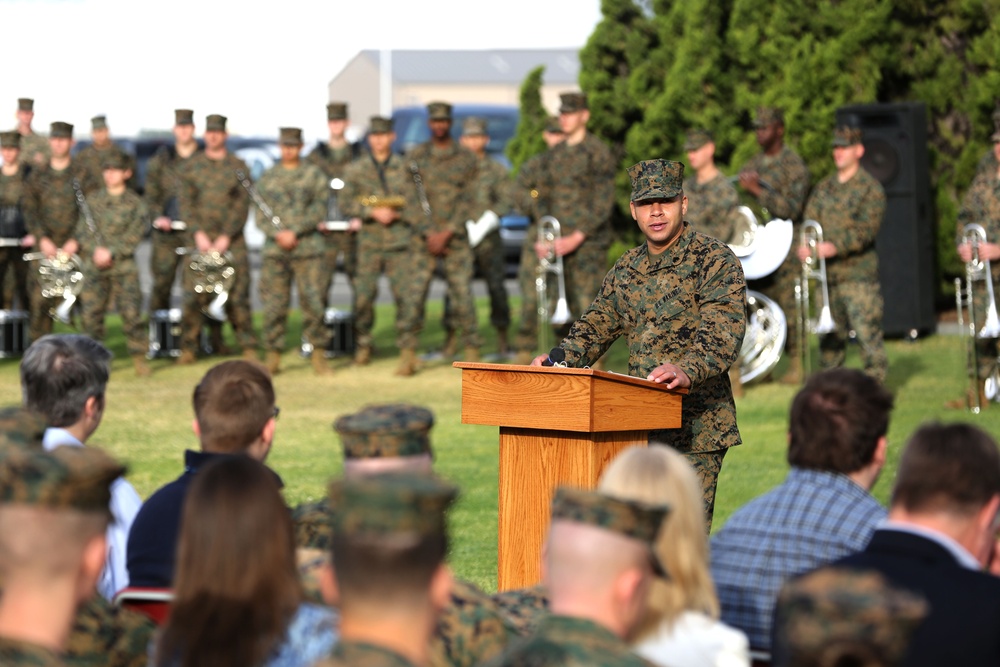 Marine Corps Air Station Miramar Morning Colors