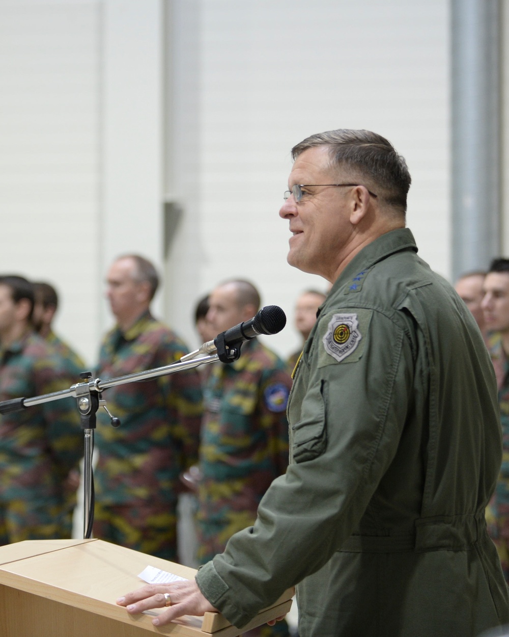 USAFE-AFAFRICA CC visits Baltic air policing 2014