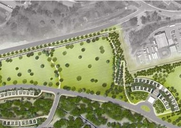 Detour signs, utility flags, tree markings signal start of ANC Millennium Project