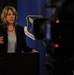 Secretary of the Air Force Deborah Lee James speaks at Barksdale AFB