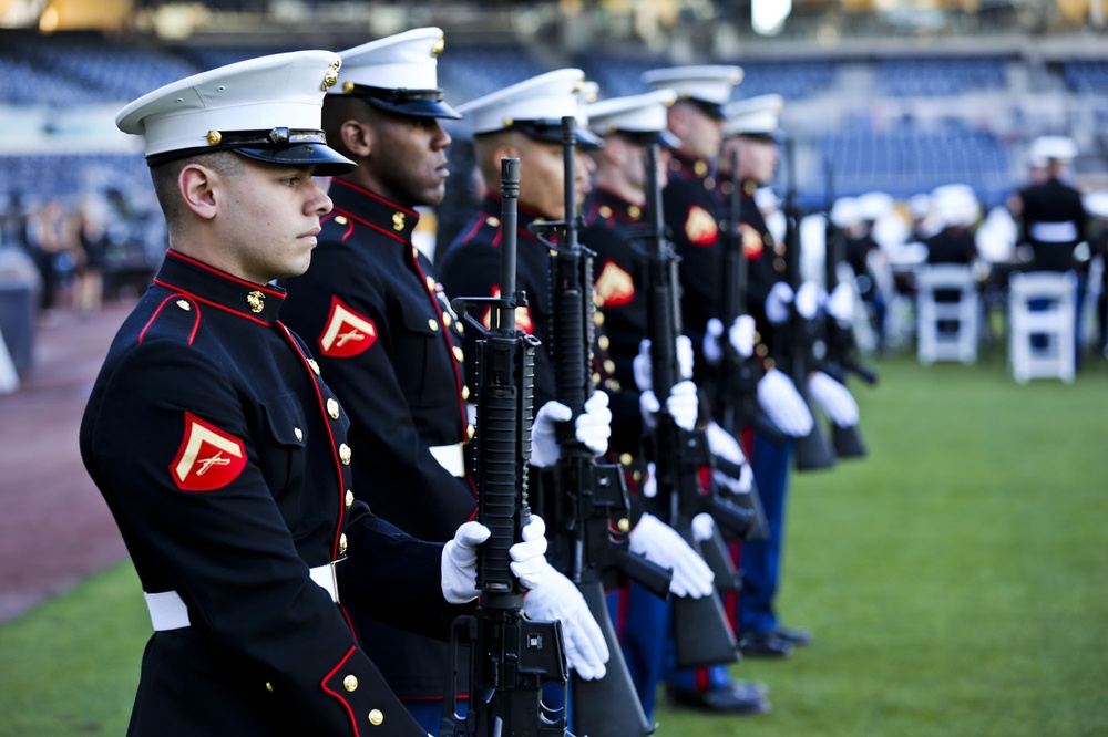 Marines salute Jerry Coleman