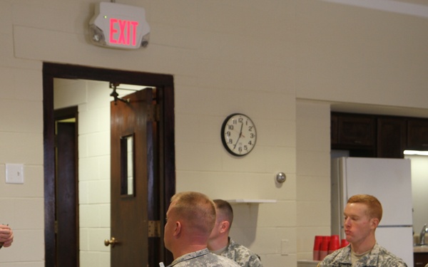 3rd Battalion, 321st Field Artillery Regiment Leaders Resiliency Prayer Luncheon