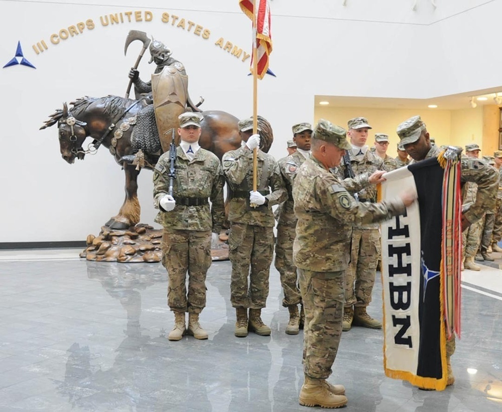 Making History: III Corps uncases colors