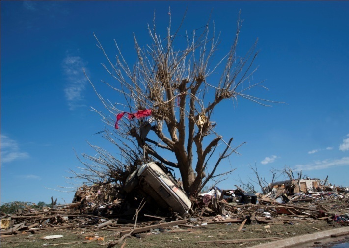 Tornado damage