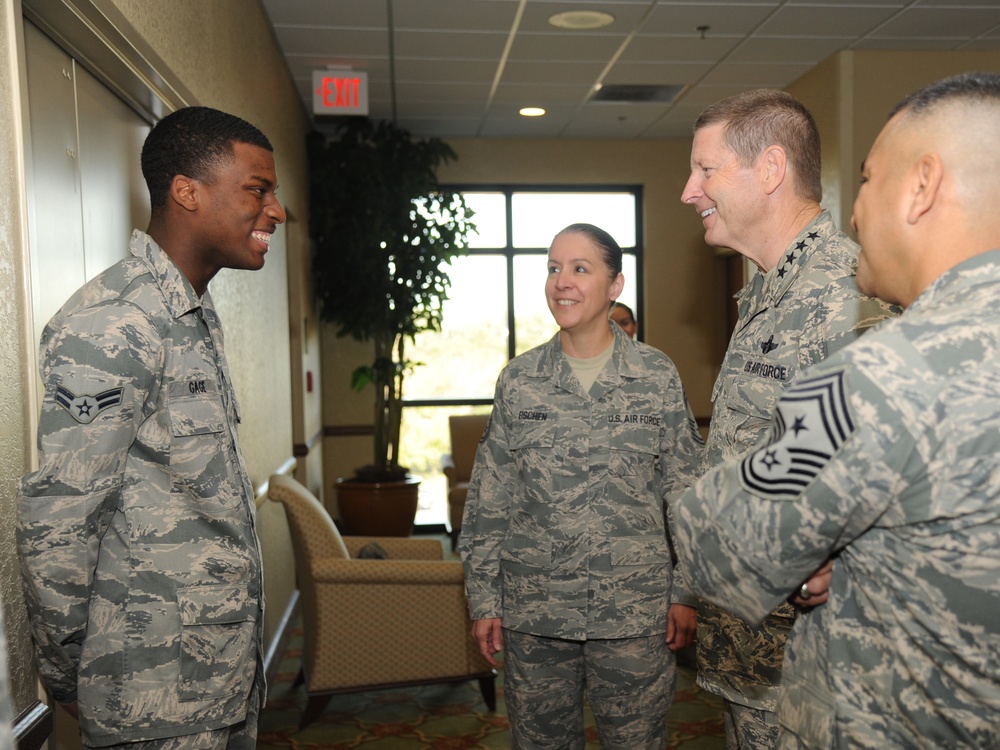 Gen. Rand tours Keesler Air Force Base