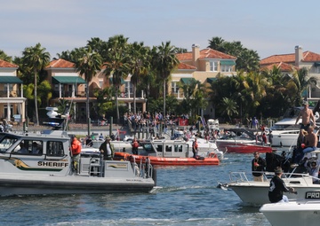 Coast Guard, Coast Guard Auxiliary, local law enforcement partner for Gasparilla safety