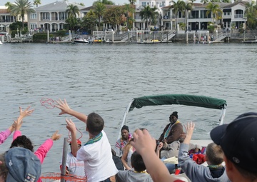 Coast Guard, Coast Guard Auxiliary, local law enforcement partner for Gasparilla safety