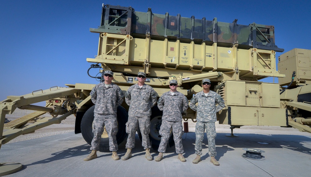 Patriot Missile Weapons System protects base