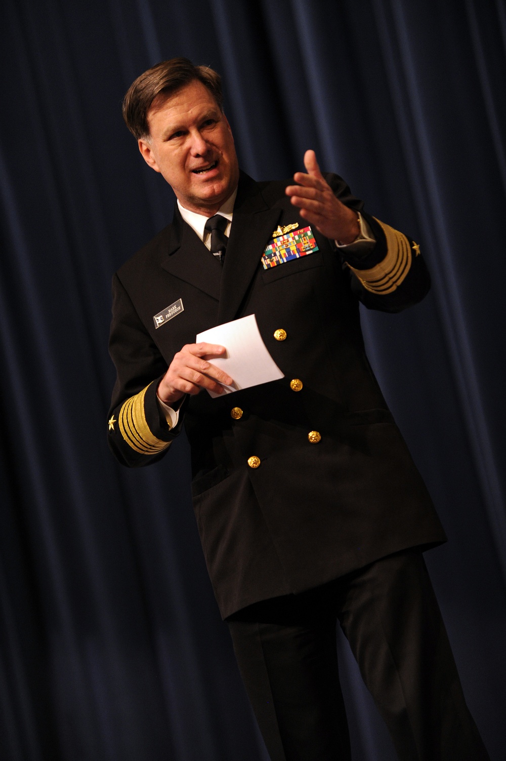 US Navy Adm. Mark Ferguson visit