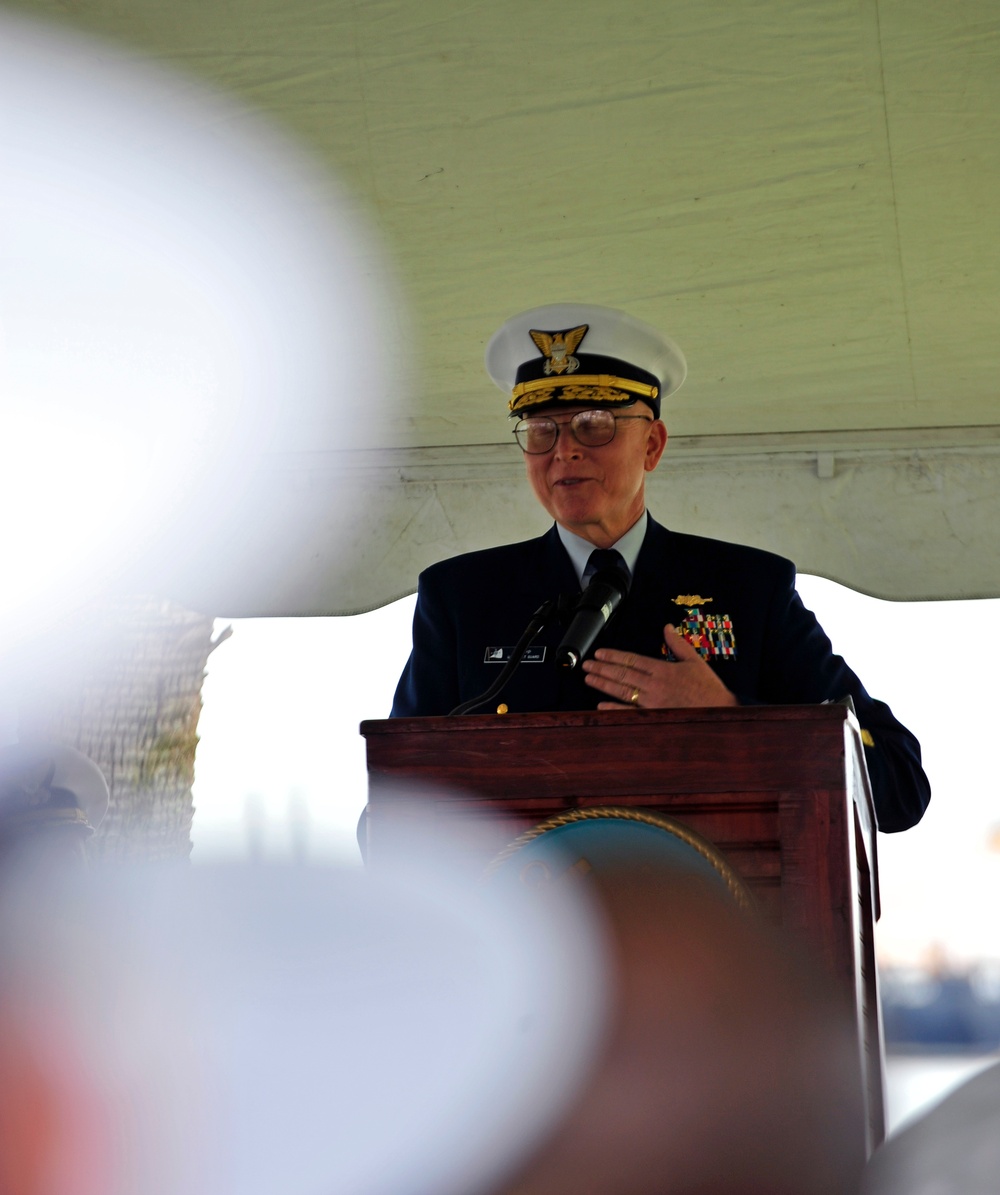 Coast Guard hosts dedication ceremony in honor of Blackthorn crewmember at Sector St. Petersburg, Fla.