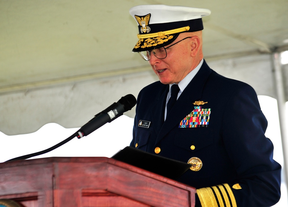 Coast Guard hosts dedication ceremony in honor of Blackthorn crewmember at Sector St. Petersburg, Fla.