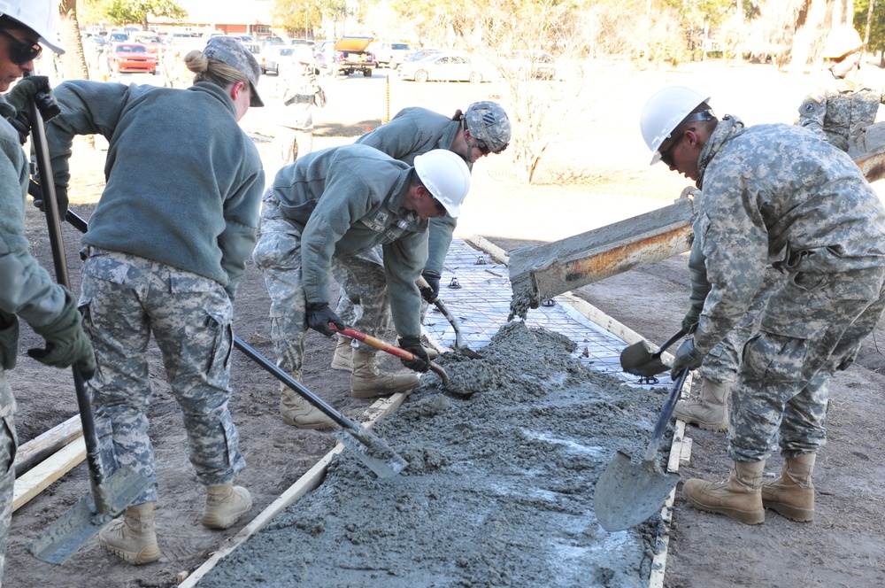 92nd Engineers pave the way