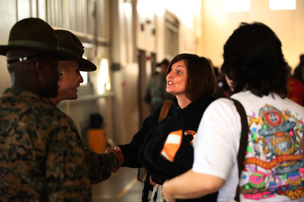 New Marines reunite with families on Parris Island