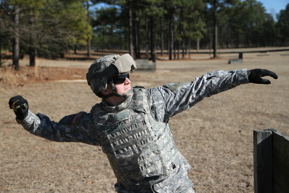 HHB 18th Fires Brigade Grenade Range