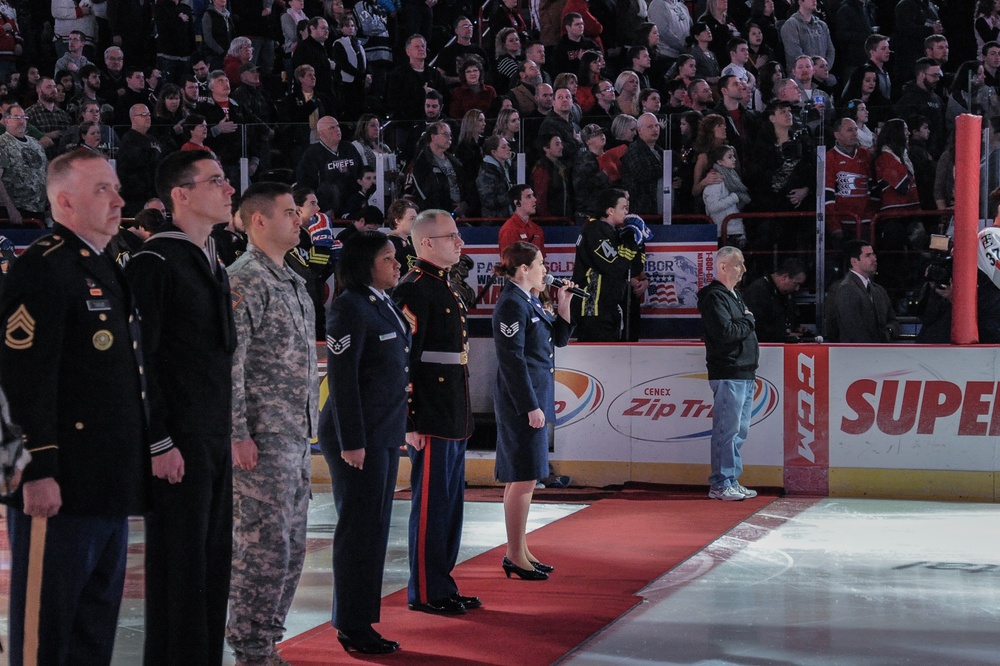 Northwest Hockey salutes the troops